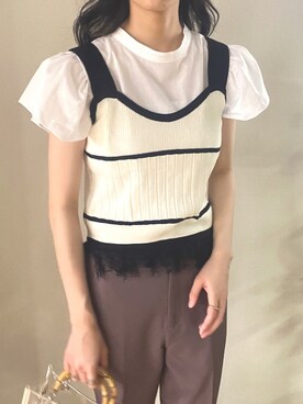 「Diosfront（ディオスフロント）のアイテム」を使った、ABITOKYOさん（レディース・162cm）の春コーディネート