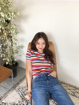 「Diosfront（ディオスフロント）のアイテム」を使った、ABITOKYOさん（レディース・162cm）の夏コーディネート