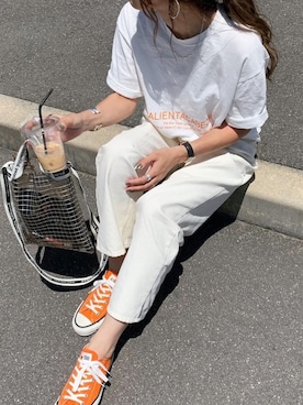 オレンジコンバース の人気ファッションコーディネート Wear