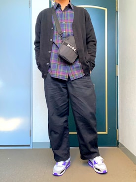 「Blue Standard （ブルースタンダード）のアイテム」を使った、からマルさん（メンズ・175cm）の秋コーディネート