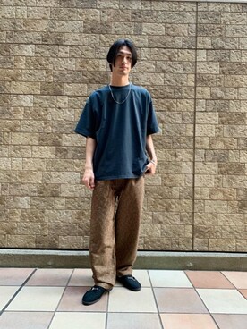 「BEAUTY&YOUTH UNITED ARROWS（ビューティーアンドユースユナイテッドアローズ）のBY インサイドスタンプ リング（リング）」を使った、伊藤 祥平さん（メンズ・178cm）の春コーディネート