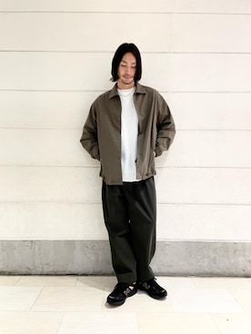 「BEAUTY&YOUTH UNITED ARROWS（ビューティーアンドユースユナイテッドアローズ）のアイテム（その他アウター）」を使った、伊藤 祥平さん（メンズ・178cm）の冬コーディネート