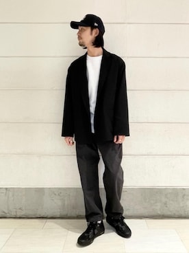 「blurhms（ブラームス）のアイテム（その他アウター）」を使った、伊藤 祥平さん（メンズ・178cm）の冬コーディネート