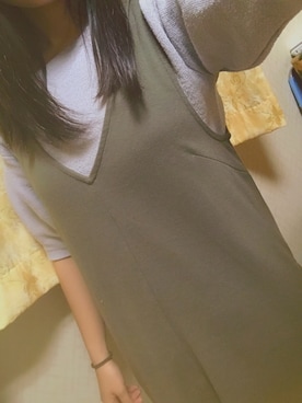 「chocol raffine robe（ショコラフィネローブ）のアイテム（オールインワン・サロペット）」を使った、Katsuoさん（レディース・150cm）の夏コーディネート