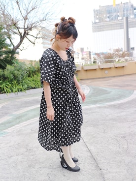 「アイテム（タイツ/ストッキング）」を使った、Miki.Nさん（レディース・148cm・20代）の冬コーディネート