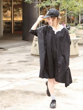 「アイテム（ソックス/靴下、その他）」を使った、Miki.Nさん（レディース・149cm）の春コーディネート