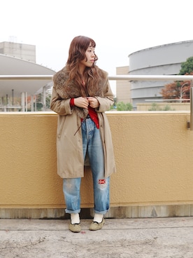 「MHL.」｜Miki.Nさん（レディース・148cm）の秋コーディネート