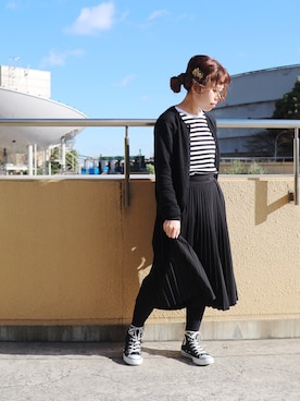 「アイテム（タイツ/ストッキング）」を使った、Miki.Nさん（レディース・148cm・20代）の冬コーディネート