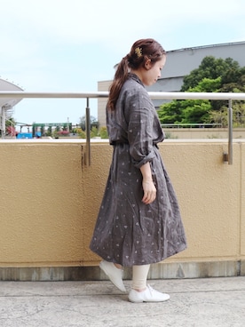 「アイテム（タイツ/ストッキング）」を使った、Miki.Nさん（レディース・148cm）の春コーディネート