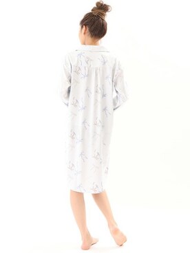 「アイテム（ルームウェア/パジャマ）」を使った、fran de lingerie PRさん（レディース・157cm）の冬コーディネート