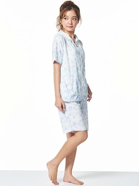 「アイテム（ルームウェア/パジャマ）」を使った、fran de lingerie PRさん（レディース・158cm）の春コーディネート