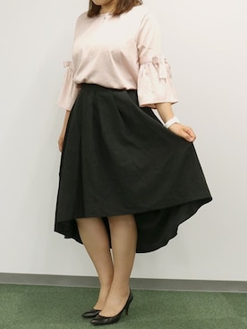 「アイテム（ルームウェア、ピンク系）」を使った、fran de lingerie PRさん（レディース・157cm）の秋コーディネート