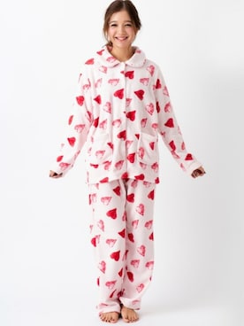 「アイテム（ルームウェア、ピンク系）」を使った、fran de lingerie PRさん（レディース・158cm）の秋コーディネート