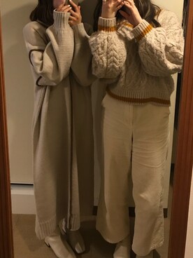 yuukaさん（レディース・155cm）の冬コーディネート