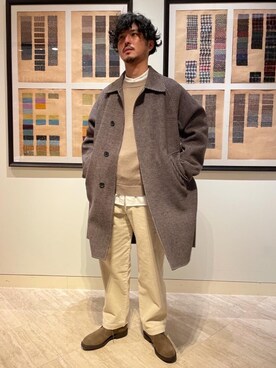 「UNITED ARROWS（ユナイテッドアローズ）のアイテム（その他アウター）」を使った、米山（yoneyama）さん（メンズ・172cm）の冬コーディネート