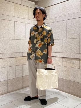 「biscuithead（ビスケットヘッド）のアイテム」を使った、米山（yoneyama）さん（メンズ・172cm）の春コーディネート