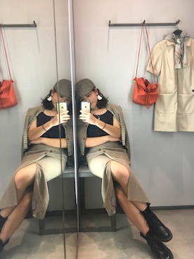 「152cm」｜「アイテム（ブルゾン）」を使った、bblytheさん（レディース・152cm）の冬コーディネート