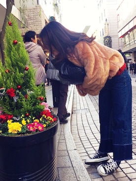 「定番」｜「アイテム（その他アウター）」を使った、Ricaさん（レディース・154cm）の春コーディネート