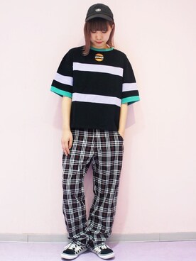 CandyStripperさん（レディース・159cm）の夏コーディネート