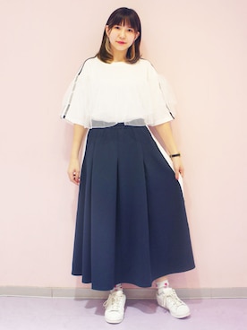 CandyStripperさん（レディース・161cm）の夏コーディネート