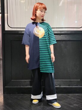 CandyStripperさん（レディース・158cm）の夏コーディネート