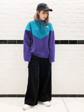 「刺繍」｜「アイテム（その他トップス）」を使った、CandyStripperさん（レディース・158cm）の秋コーディネート