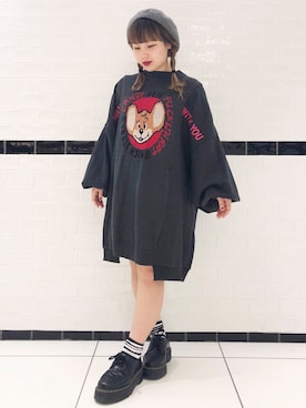 CandyStripperさん（レディース・158cm）の冬コーディネート