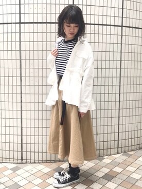 「ボーター」｜CandyStripperさん（レディース・167cm）の冬コーディネート