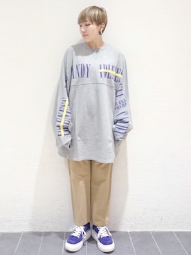 CandyStripperさん（レディース・154cm）の冬コーディネート