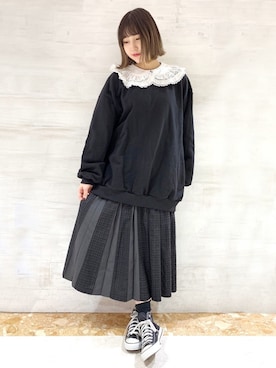 CandyStripperさん（レディース・161cm）の冬コーディネート