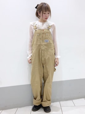 「Candy Stripper」｜「アイテム（オールインワン・サロペット）」を使った、CandyStripperさん（レディース・156cm）の春コーディネート
