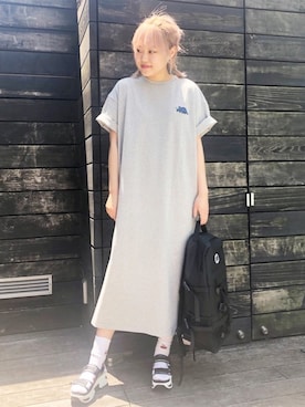 「アクティブ」｜「アイテム（ワンピース）」を使った、CandyStripperさん（レディース・164cm）の春コーディネート