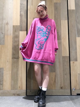 Candy Stripper(キャンディストリッパー)の「MELTY BUNNY KNIT