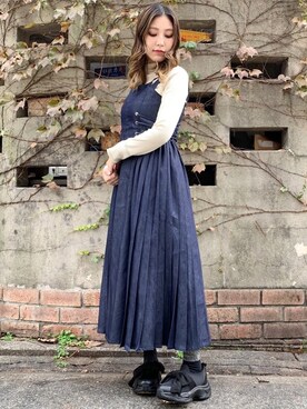 CandyStripperさん（レディース・161cm）の冬コーディネート