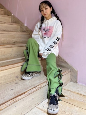 CandyStripperさん（レディース・148cm）の冬コーディネート