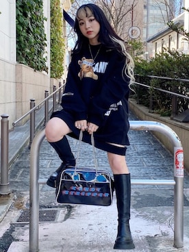 CandyStripperさん（レディース・148cm）の冬コーディネート