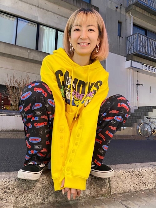 極美品✨キャンディストリッパー ラビット ボーダー フリル パーカー