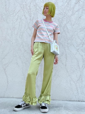 CandyStripperさん（レディース・162cm）の夏コーディネート