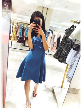 「sandro（サンドロ）のアイテム（ジャケット/アウター）」を使った、lisa0212さん（レディース・160cm）の春コーディネート