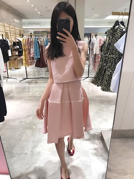 「sandro（サンドロ）のアイテム（ジャケット/アウター）」を使った、lisa0212さん（レディース・160cm）の春コーディネート