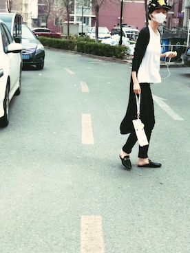 「stradivarius（ストラディバリウス）のアイテム（ピーコート）」を使った、lisa0212さん（レディース・160cm）の春コーディネート