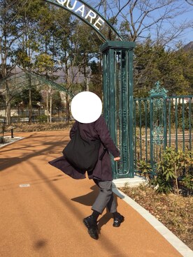 「Hender Scheme（エンダースキーマ）のアイテム（ショルダーバッグ、ブラック系）」を使った、kさん（メンズ）の秋コーディネート