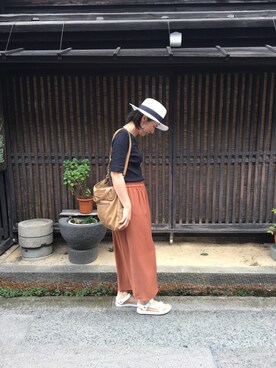 a Sさん（レディース・164cm）の夏コーディネート