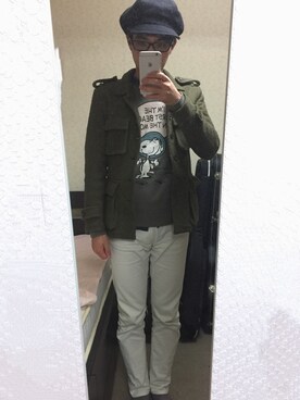「NANO universe（ナノユニバース）のアイテム（その他シューズ）」を使った、Tak.Kさん（メンズ・168cm）の春コーディネート