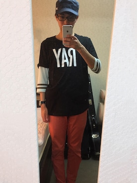 「NANO universe（ナノユニバース）のアイテム（その他シューズ）」を使った、Tak.Kさん（メンズ・168cm）の夏コーディネート