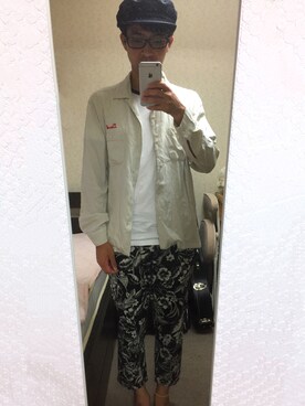 「NANO universe（ナノユニバース）のアイテム（その他シューズ）」を使った、Tak.Kさん（メンズ・168cm）の夏コーディネート