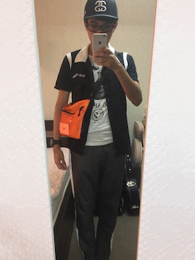 「SHIPS JET BLUE（シップスジェットブルー）のアイテム（Tシャツ/カットソー）」を使った、Tak.Kさん（メンズ・168cm）の夏コーディネート