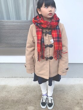 ダッフルコートを使った キッズコーデ の人気ファッションコーディネート Wear