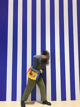 「アイテム（ドラムバッグ、その他）」を使った、肥婆奶奶:)さん（レディース・155cm）の秋コーディネート
