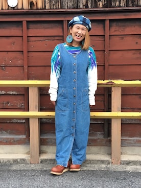 「sonoma（ソノマ）のアイテム」を使った、みーこさん（レディース・157cm）の秋コーディネート